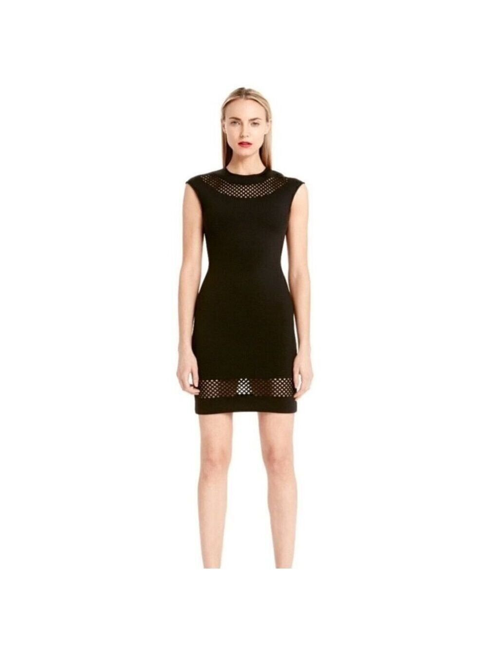 TORN BY RONNY KOBO | Morgan Black Scuba Dress Size Large